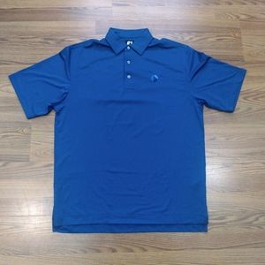 FootJoy Golf Polo Shirt Men's L Blue Striped